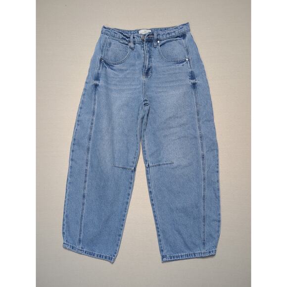 Austin Clothing Co. Denim - Austin Landing Jeans Women Size 5 Y2K Barrel Leg Blue Denim